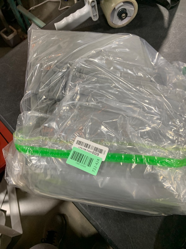 Photo 1 of 10 Pcs 40" Garment Bags for Hanging Clothes, Clear Suit Bags for Closet Storage Clothing Storage, Garment Bags Shoulder Covers with 4" Gussets for Coats, Jackets, Shirts and Sweater