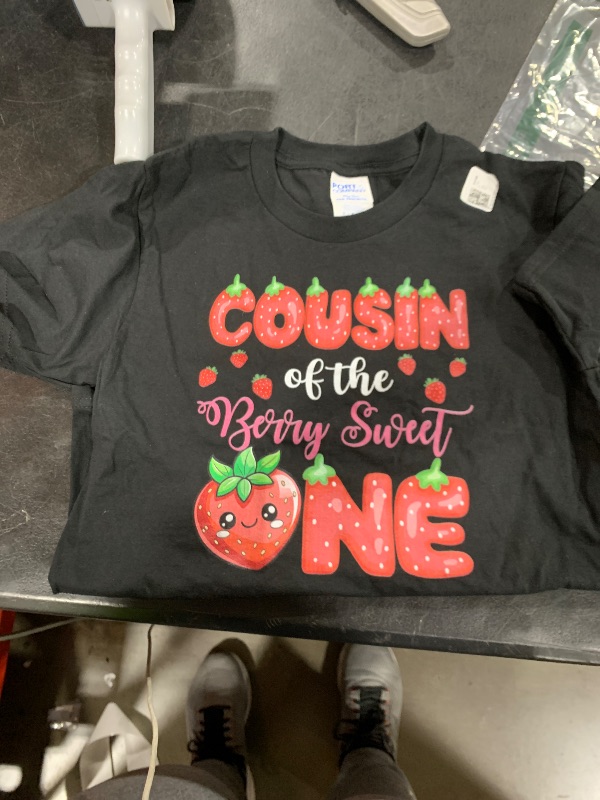 Photo 1 of "COUSIN OF THE BERRY SWEET ONE" SHIRT, SIZE SMALL