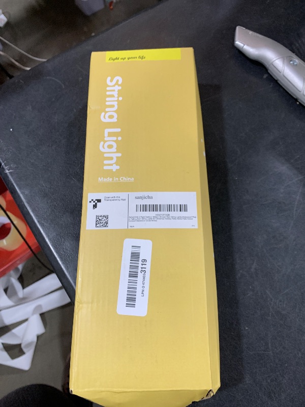 Photo 1 of 2-Pack Christmas Lights Outdoor, 16Tubes 384LEDs Extendable Meteor Shower Lights, Falling Rain Light Waterproof Plug in Tree Light for Christmas Backyard Garden Patio Xmas Decoration (Cool White)