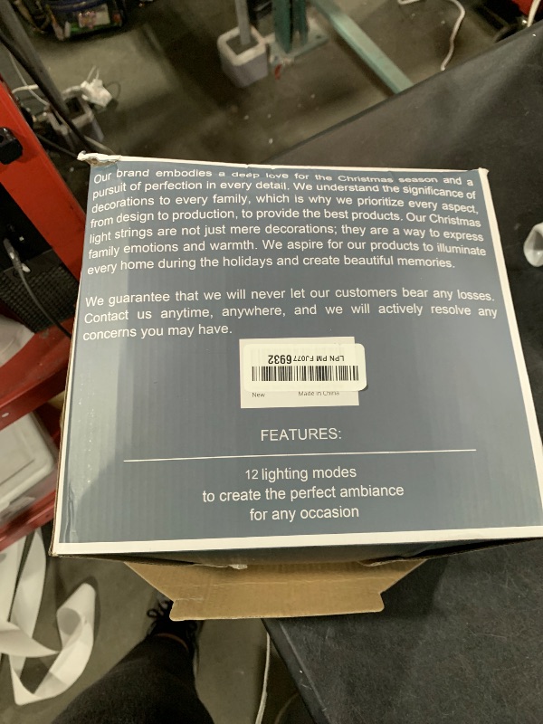 Photo 1 of 1620LED 164ft Christmas Lights, 360Drops 12 Modes Cool White Christmas String Lights Outdoor Dimmable, Waterproof Christmas Decoration Fairy Lights with Timer for Indoor Eaves Party Patio Window Fence