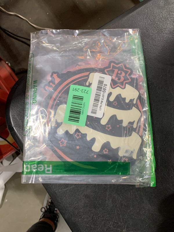 Photo 1 of 13th Birthday Decorations for Girls, Happy 13th Birthday Decorations Girl Rose Gold and Black, 13 Year Old Girl Birthday Decorations, 13 Balloon Numbers 13th Birthday Banner Door Backdrop Tablecover