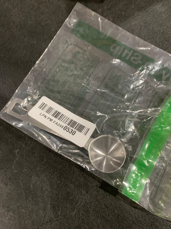 Photo 1 of 1 PCS Measuring Spoons Tablespoon Measuring Spoon 1/2 Tbsp (1 1/2 tsp | 7.5 ml |7.5 cc| 0.25 oz) Mini Spoons Stainless Steel Measuring Spoons for Kitchen Cooking Spoon(Silver)