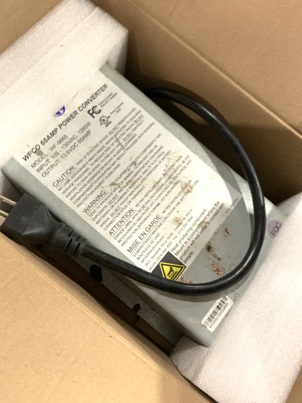 Photo 1 of ??????? WF-9865-AD 65 Amp RV Power Converter Charger, Replace for RV Camper WF-9800 Series, WF-9865, WF-9865-AD, for Lead-Acid/Lithium Battery Three-Stage Charge Rv Converter 65 Amp