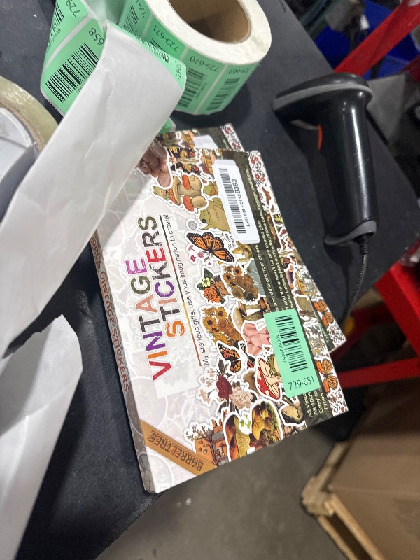 Photo 1 of 300 PCS Vintage Stickers, Aesthetic Waterproof Vinyl Stickers for Scrapbook Journaling Planners and Journals, Cottagecore Retro Sticker Pack for Water Bottles Laptop, Scrapbooking Supplies for Adults