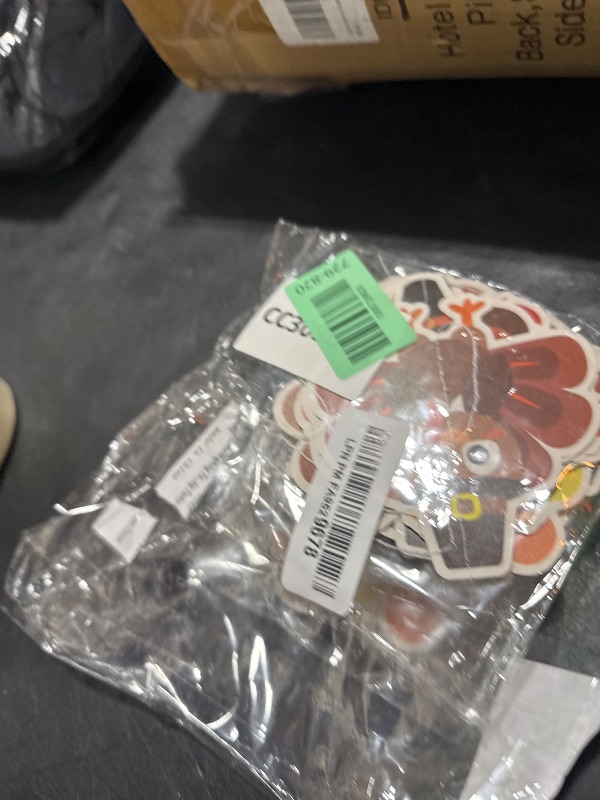 Photo 1 of 4 Packs Turkey Hanging String Garlands - Thanksgiving Decorations - NO DIY - Turkey Garlands String for Ceiling - Farmhouse Home Friendsgiving Banner Decor