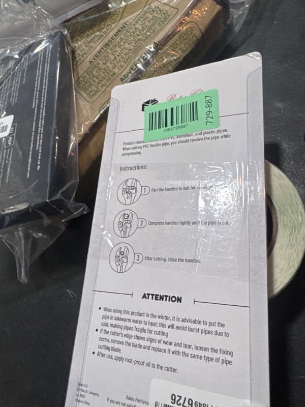 Photo 1 of Bates- Pvc Cutter, Cuts up to 1-1/4", Ratcheting PVC Pipe Cutter Tool, Pipe Cutters PVC, PVC Pipe Shears, PVC Cutter, Plastic Pipe Cutter, PEX Pipe Cutter, PVC Cutter Tool, PVC Ratchet Cutter