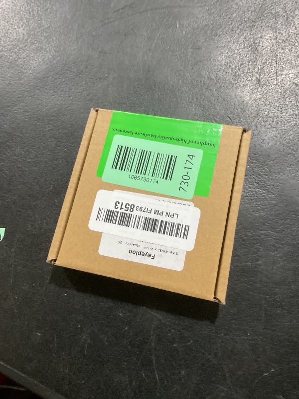 Photo 1 of #8-32 x 2-1/4" Stainless Pan Head Machine Screws 25 Pcs, 18-8 (304) Stainless Steel Phillips Drive Pan Head, Full Thread, Black Coated, Fayeploo (with Double End Screwdriver Bit)