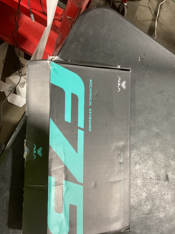 Photo 1 of AULA F75 75% Wireless Mechanical Keyboard, Hot Swappable Creamy Keyboard, Pre-lubed Reaper Switches, 2.4GHz/Type-C/BT5.0, RGB Backlit Gaming Keyboards(White & Blue)