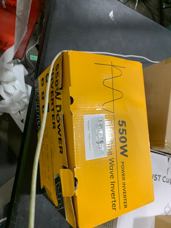 Photo 1 of 550W Power Station Compatible with Dewalt: LIVOWALNY Portable Generator DC 20V to AC 110-120V, Pure Sine Wave Power Inverter Battery Adapter Phone Charger 2 USB-A & 1 Type-C & 2 AC Outlet (Tool Only)