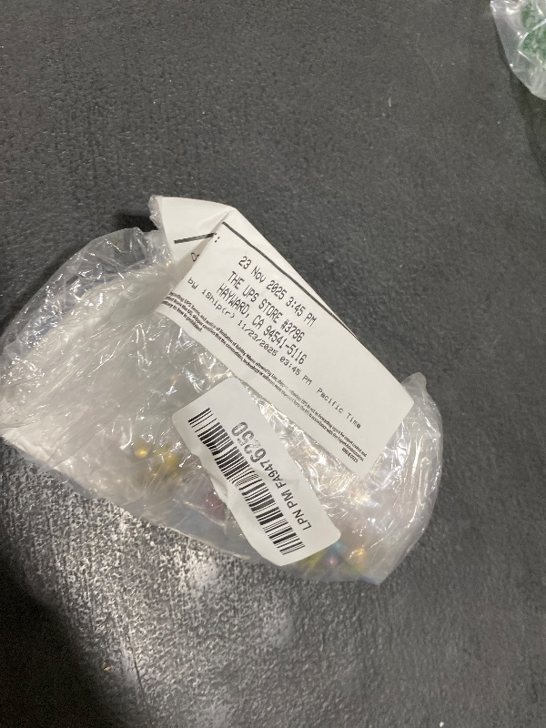 Photo 1 of 200pcs Jingle Bells 1/2 Inch Craft Bells Bulk DIY for Christmas Home and Pet Decorations (6 Color Random Color)