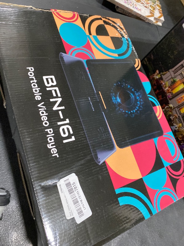 Photo 1 of 17.5" Portable DVD Player with 15.6" Large HD Screen, 6 Hours Rechargeable Battery, Support USB/SD Card/Sync TV and Multiple Disc Formats, High Volume Speaker, Black