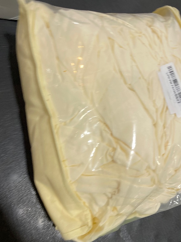 Photo 1 of 2 Packs Ivory Table Clothes for 6 Foot Rectangle Tables, One-Piece Wrinkle Resistant Stretch Spandex Table Covers with Skirt for Event Banquet Wedding Birthday Party