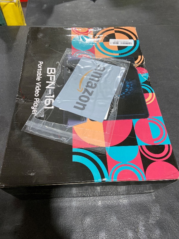 Photo 1 of 17.5" Portable DVD Player with 15.6" Large HD Screen, 6 Hours Rechargeable Battery, Support USB/SD Card/Sync TV and Multiple Disc Formats, High Volume Speaker, Black