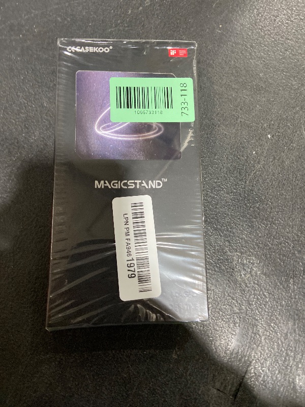 Photo 1 of CASEKOO Designed for iPhone 14 Pro Max Case with Magnetic Invisible Stand [Military Drop Protection] [Compatible with MagSafe] Shockproof Slim Translucent Matte Promax Case 6.7", Black