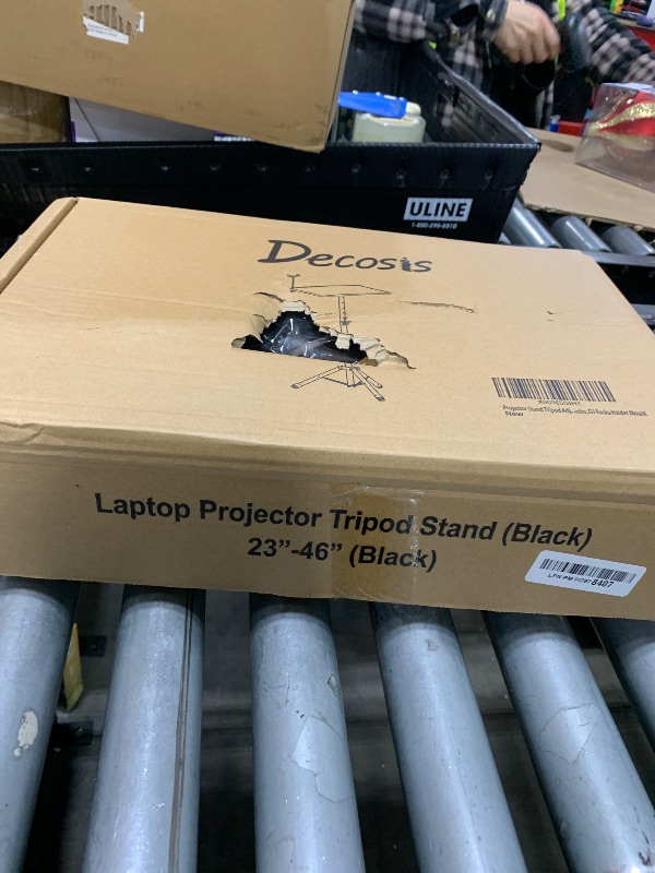 Photo 1 of **INCOMPLETE** Projector Stand Tripod Adjustable, Laptop Height from 23.5 to 46.5 inches with Gooseneck Phone Holder, Floor for Office, Home, Stage, Studio, DJ Racks Holder Mount, 23.5inch-46.5inch