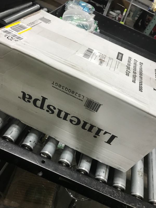 Photo 2 of LINENSPA Memory Foam Mattress Topper - 2 Inch Gel Infused Memory Foam - Plush Feel - Cooling and Pressure Relieving - CertiPUR Certified - Dorm Room Essentials - Queen Size