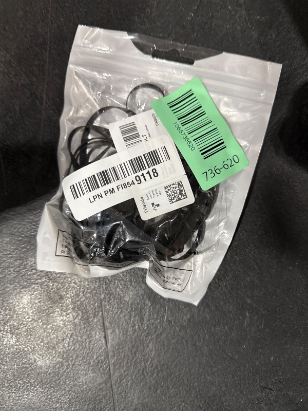 Photo 1 of 10 Pieces Turntable Belt Different Specifications Machine Recorder Rubber Belt for Repair Replacement Maintenance Most Kinds of Belt-Driven Turntables, 5 Sizes