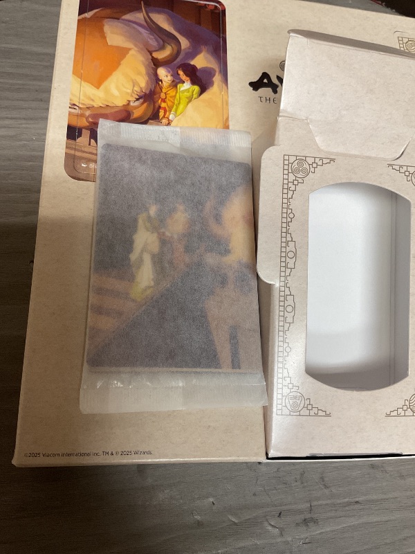 Photo 4 of Magic: The Gathering | Avatar: The Last Airbender Scene Box 2 - Tea Time at The Jasmine Dragon | 6 Foil Borderless Scene Cards, 6 Art Cards, 3 Play Boosters + Display Easel