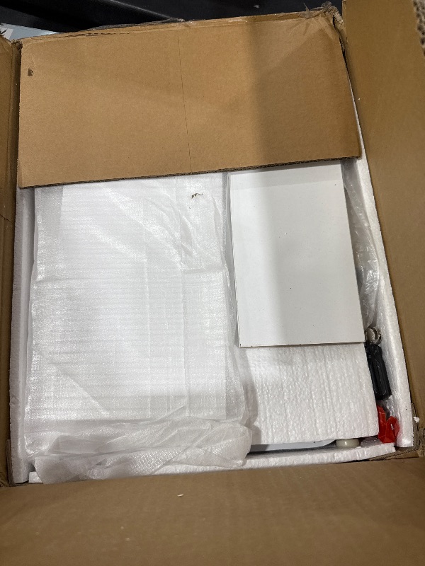 Photo 3 of Masupu Nightstand,Mid-Century Modern Bedside Table with Storage Drawer and Open Wood Shelf,Small Gold Frame Side Table for Bedroom,Living Room,White