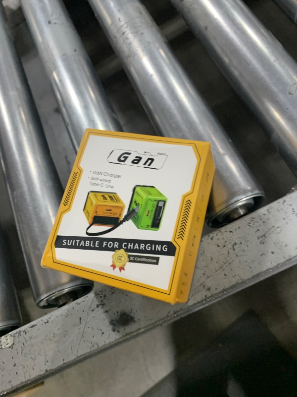 Photo 1 of 2-in-1 Compatible with 120w Fast Charger, Fast Charger Module with Type-C Cable, All in One Chargers Retractable Wall Plug for iPhone, Phone and Laptops (1PCS-Green)