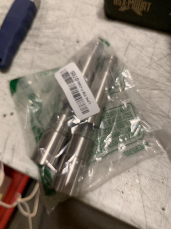 Photo 1 of [2 Pieces] Premium Stainless Steel Salt Grinder and Pepper Mill Set for Pepper Sea Salt Himalayan Salt and Spices with Thumb Button for One Hand Operation