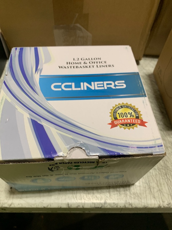 Photo 1 of 1.2 Gallon (5 Liter) Small Trash Bags (440 Count) Bathroom Garbage Bags 1 Gallon Clear Plastic Wastebasket Can Liners for Home and Office Bins, 440 Bags