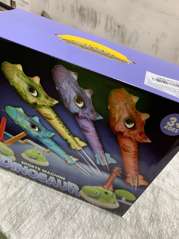 Photo 1 of 3 in 1 Dinosaur Rocket Launcher Musical Jump Toss Ring Game and Stomping Toys for Kids Outdoor with Remote Control, Indoor Outside Toy for Boys Girls 3-13 Toys for Ages 5 6 7 8 9 10 11 Birthday Gifts