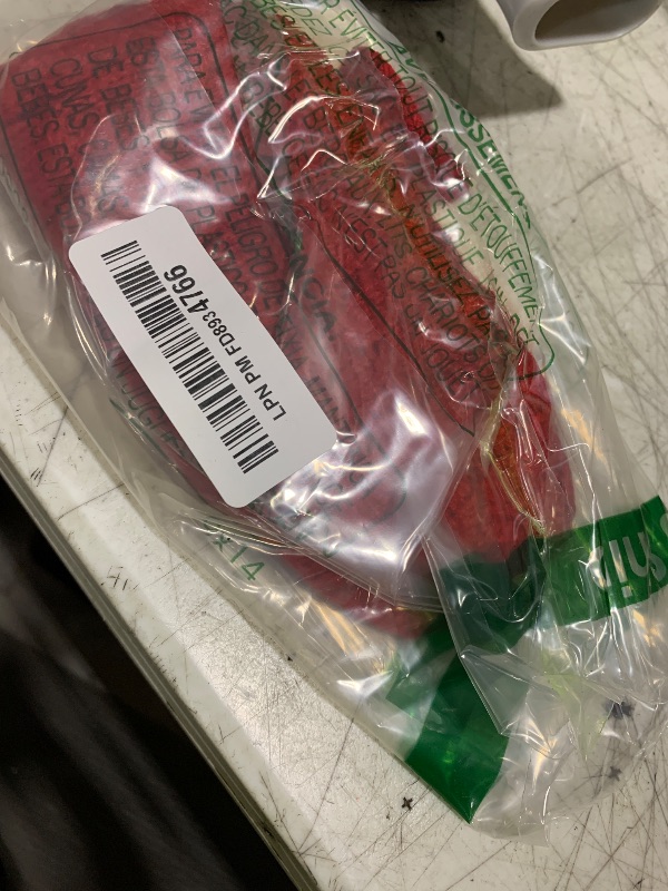 Photo 2 of Christmas Stockings with Initials, 7 Inch Mini Letter Stocking, Embroidered Small Red White Cable Knitted Christmas Decoration for Home Family Holiday Xmas Tree Fireplace Gifts-Letter R