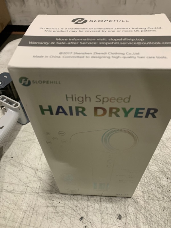 Photo 1 of (OUTLET)slopehill 110,000 RPM Professional Hair Dryer - 0.8lb Ultra-Lightweight, 2 Billion Ion Technology for 98% Frizz Reduction, AI Smart-Temp Control, Magnetic Attachments for All Hair Types (Pink)