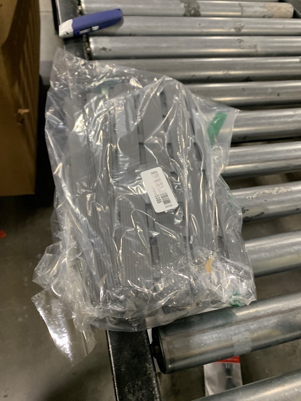 Photo 1 of ?Shower Mat Non-Slip Bath Mat for Tub and Shower Stall,200+ Suction Cups with Drain Holes, Quick Dry Machine Washable, Extra Grip for Elderly and Baby, Bathroom Essentials 24x24 Inch (Light Grey)