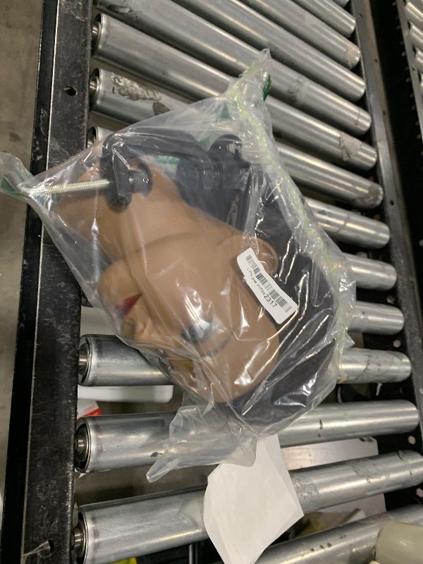 Photo 1 of Traininghead 100% Real Hair Mannequin Head Training Head Cosmetology Doll Head Manikin Practice Head Hairdresser With Free Clamp Holder Female (Black Hair B)