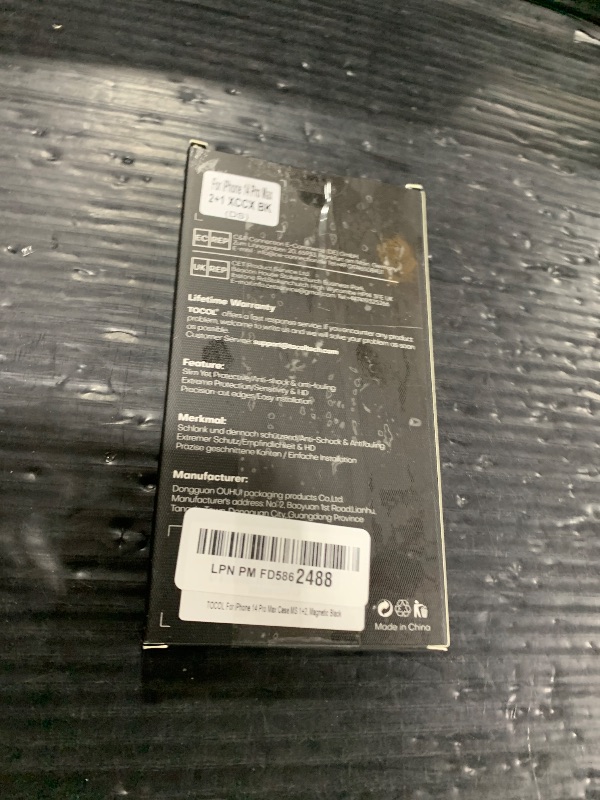 Photo 2 of TOCOL for iPhone 14 Pro Max Case, Compatible with Magsafe, Drop Protection, Upgraded Full Camera Protection, Translucent Magnetic Matte Phone Case for iPhone 14 Pro Max 6.7 inch (Black)