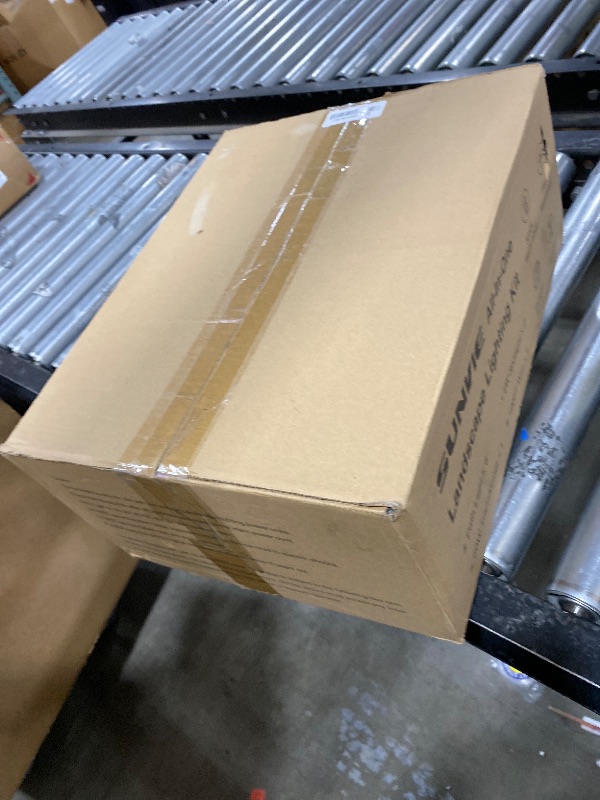 Photo 1 of SUNVIE All-in-ONE Landscape Lighting Kit 6-Pack LED Outdoor Pathway Lights, 2-Pack Spotlights, 60W Transformer, 100FT 16/2 AWG Wire and Connectors Outdoor Landscape Lighting for Walkway Garden Yard