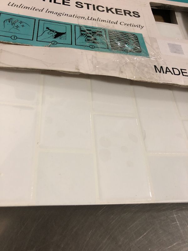 Photo 1 of 10 Sheets Peel and Stick Backsplash Tile, Stick on Backsplash for Kitchen and Bathroom
