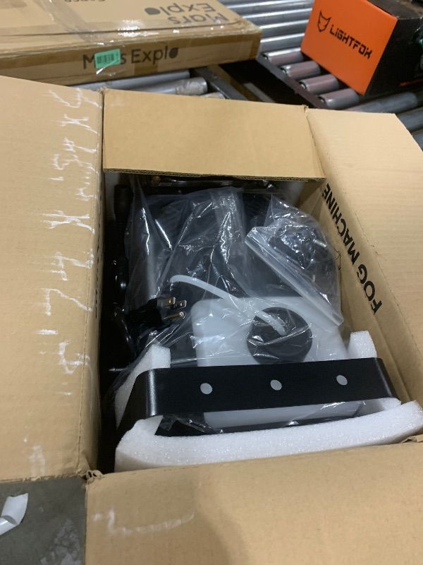 Photo 3 of 1500W Fog Machine Halloween Outdoor,Smoke Machine with 24 LED Lights,12 Colors 4 Light Modes,25000CFM Fogger with Wired Receiver and Remote Controls for DJ,Party,Halloween, Wedding,Stage Effects