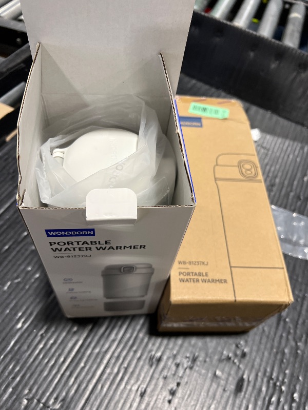 Photo 1 of WONDBORN Portable Bottle Warmer for Travel - Instant Heating, Dishwasher Safe, 1°F Precise Temp Control, 30W Fast Charge, Long Battery Life, 17 Oz Capacity, Baby Milk Warmer for Breastmilk & Formula