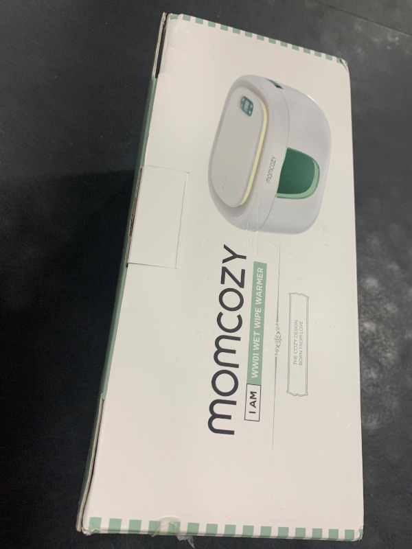 Photo 1 of Momcozy Baby Wipe Warmer, Innovative Spring Design, Large Capacity Wipes Dispenser, Fast and Even Heating, 4 Modes of Temperature Heating Control, Diaper Wipe Warmer with Night Light