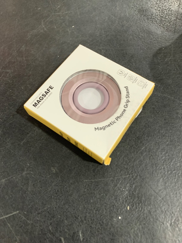 Photo 1 of [2025 Upgrade] Magnetic Phone Grip for MagSafe, 360° Rotation Phone Ring Grip Stand, Finger Kickstand Two-Sided Magnet Compatible with iPhone 17/16/15/14/13/12/11 Pro/Max MagSafe Accessories