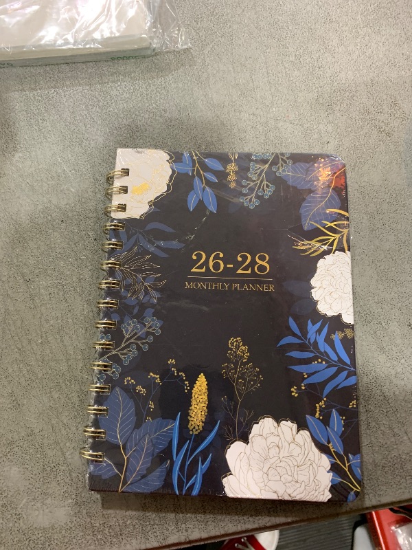 Photo 1 of 2026-2028 Monthly Planner/Calendar - 3 Year Monthly Planner 2026-2028, 6.3" x 8.4", Jan 2026 - Dec 2028, Months Tabs, Inner Pocket, Elastic Closure, Twin-Wire Binding