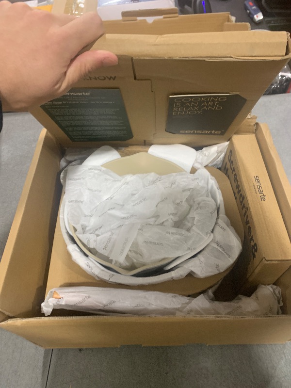 Photo 1 of SENSARTE Ceramic Nonstick Cookware Set, Non-toxic Healthy Pots and Pans Set Ceramic Coated Kitchen Cooking Set, Free of Intentionally Added PFAS/PTFE, Dishwasher&Oven Safe Induction Compatible, 13pcs