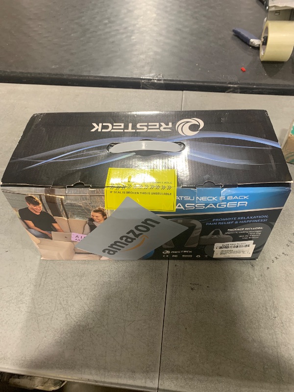 Photo 1 of RESTECK Massagers for Neck and Back with Heat - Deep Tissue 3D Kneading Pillow, Electric Shiatsu Shoulder Massage, Foot, Legs,Body - Relieve Muscle Pain - Office, Home & Car