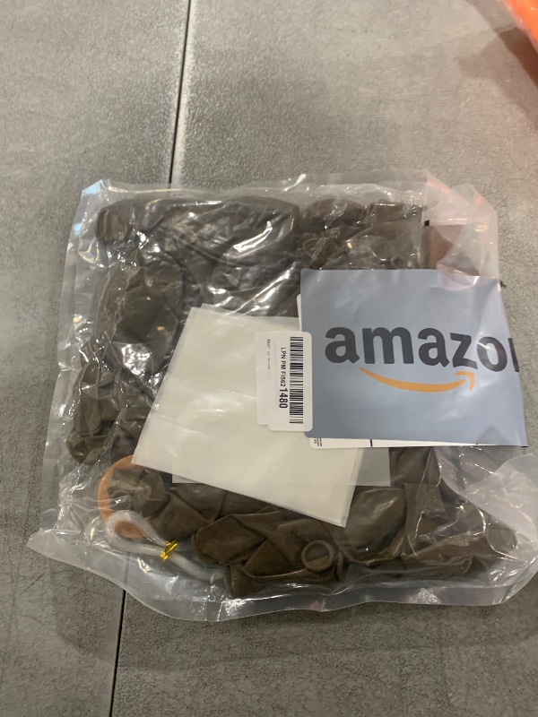 Photo 1 of 104pcs Dark Brown Balloons - 18/12/10/5 Inch Coffee Brown Neutral Latex Balloons Garland Arch Different Sizes for Boho Weddings, Bear Baby Showers, Thanksgiving Party Supplies