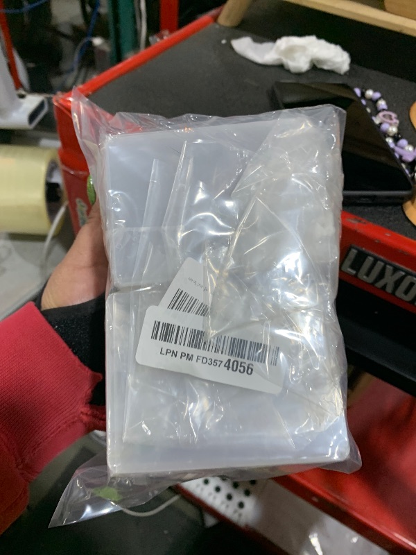 Photo 1 of 100 Pack 3"x4" Hard Plastic Card Sleeves Top Loaders for Cards, Baseball Card Protectors Hard Plastic, for Baseball Card, Game Cards, Trading Card, and So on