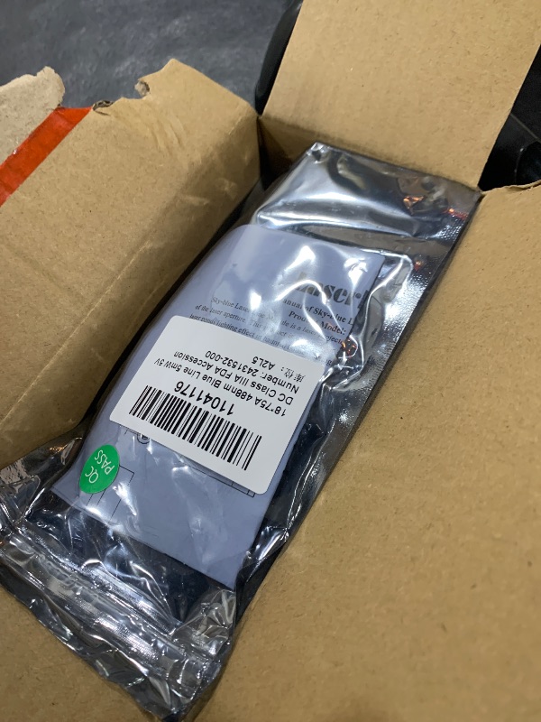 Photo 1 of 488nm Sky Blue Laser Swamp Pond Module Line Projector Generator for Halloween Swamp Haunted House with Adapter and Mount