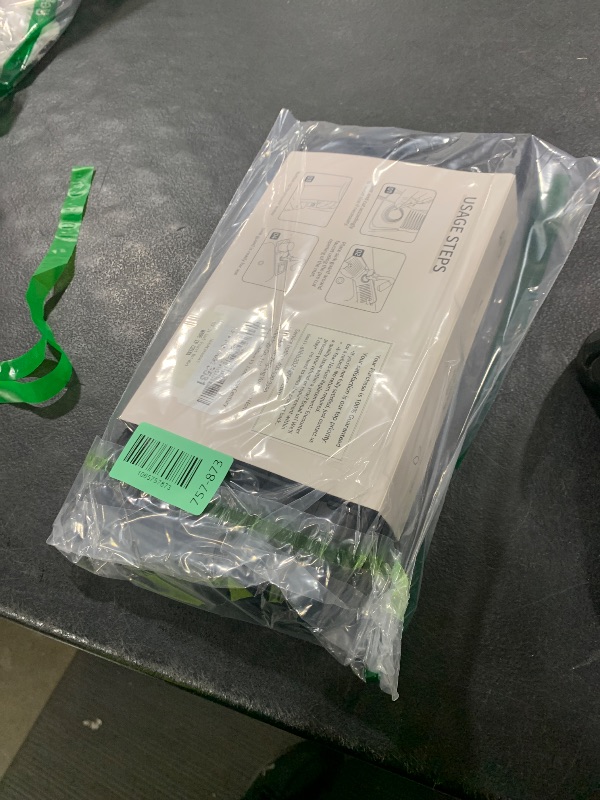 Photo 1 of 24 Inch Silicone Faucet Mat for Kitchen Sink Splash Guard - 7° Slope Water Draining Mat With Fasten Button for Bathroom Area (Black, 24''x5.5'')