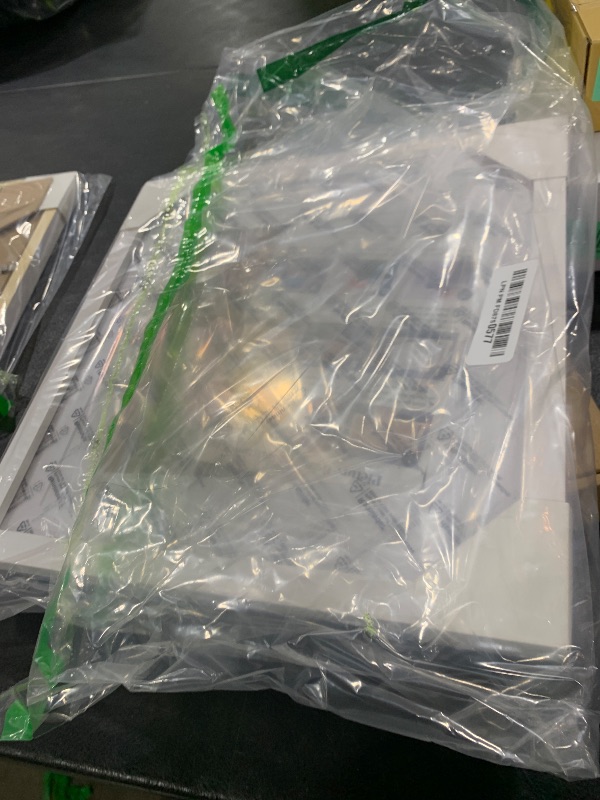 Photo 1 of 12x12 inch Wood Picture Frame for Wall Hanging Square Photo Frames with 2 Mats 8x8 inch and 10x10 inch Pictures for Baby Scan,Poster,Decoration,Anniversary,Wedding,Christmas,Diamond Painting(White)