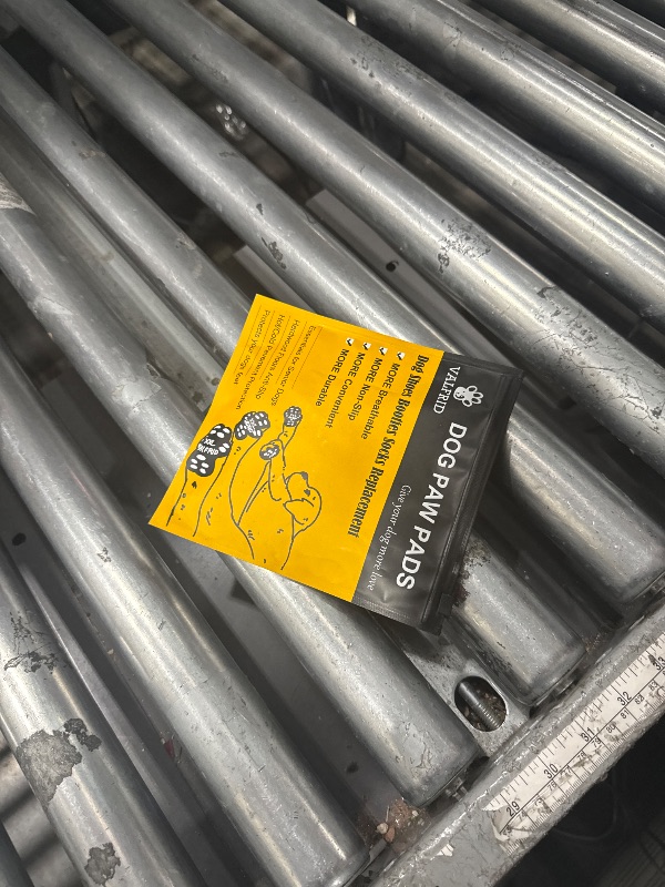 Photo 1 of ?VALFRID Dog Paw Pads for Dogs Traction,Toe Grips for Senior Dogs,Paw Stickers Strong Adhesive,Provides Traction on Slippery Hardwood Floor Multicolor L 48 Pieces