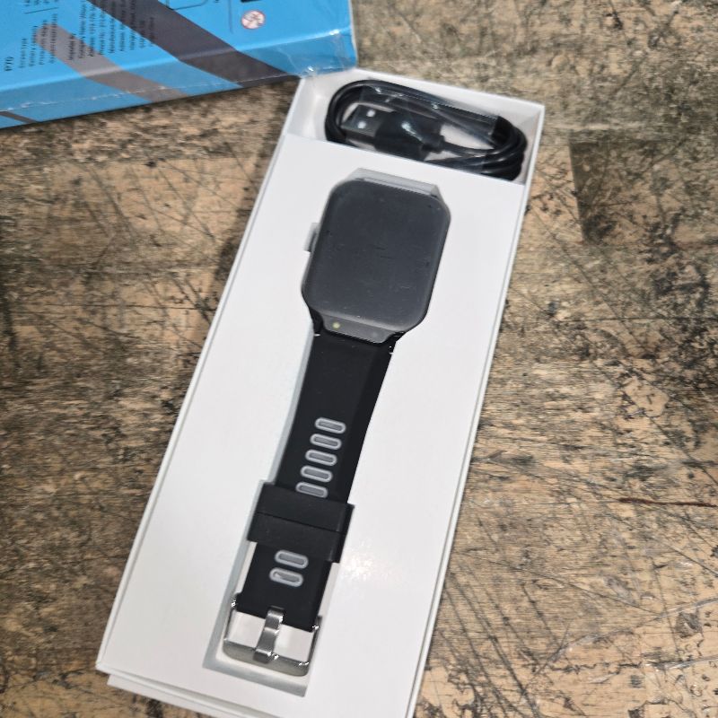 Photo 1 of 1.85" Kids Watch, AI(Translation/Q&A/Watch Face/Image Recognition)Smartwatches with Heart Rate,Sleep Monitor,Video Music Pedometer,NO APP/Phone, Gifts for 3-12 Years old Boys Girls(Built-in AI, Black)