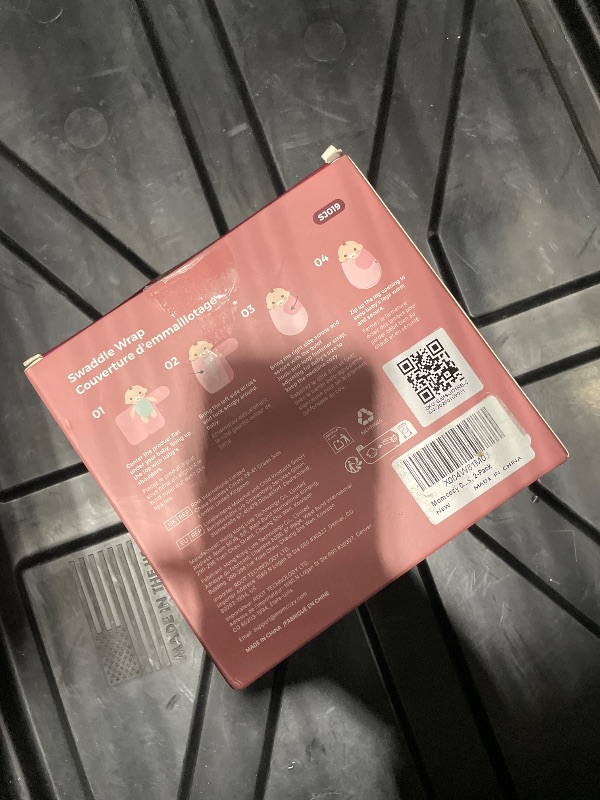 Photo 1 of Baby Swaddle Wrap Blanket 2 Pack Soft Cotton Cartoon Pattern Adjustable Infant Sleeping Blankets