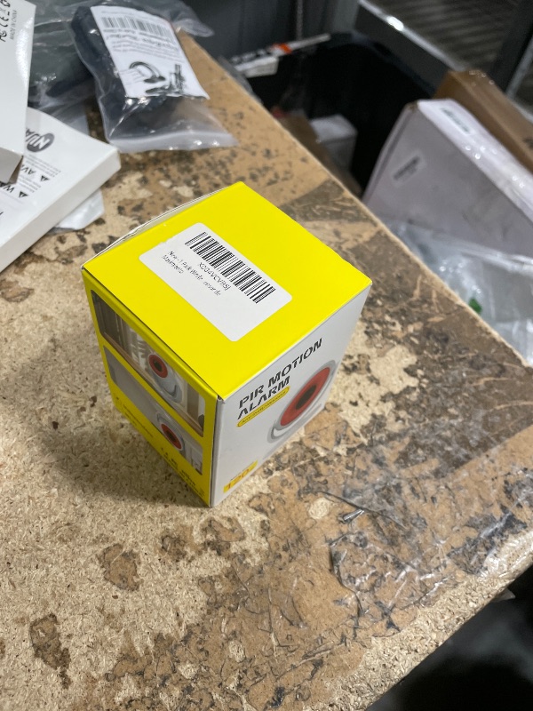 Photo 1 of 1 Pack Wireless Motion Detector Alarm for Indoor Use, PIR Motion Sensor with Sound Player for Pets, Dogs & Animal Deterrent, Intruder Alert & Remote Safety System, Noise Maker Sensor de Movimiento